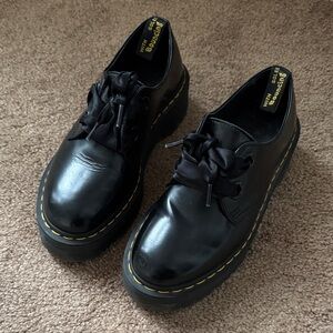 Dr. Martens Holly Platform Oxfords with Ribbon Laces